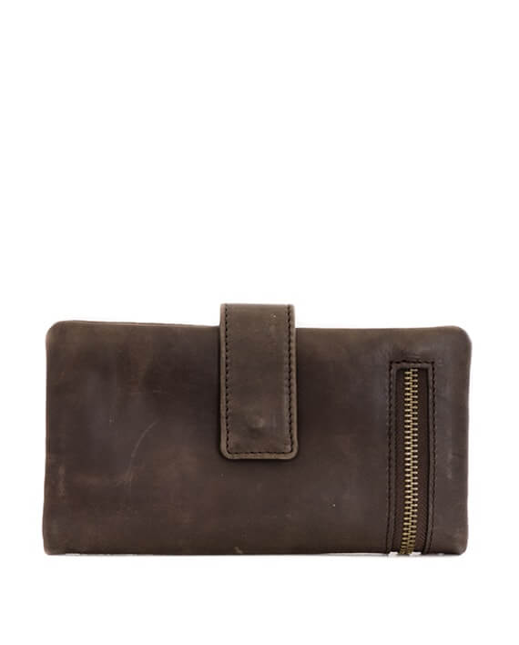 Zemp Carlene 15 CC Wallet | Waxy Brown - KaryKase