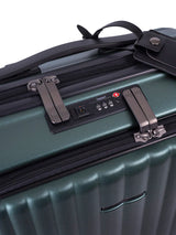 Cellini Tri Pak 4 Wheel Carry On Trolley Includes 1 Large Packing Cube | Green - KaryKase