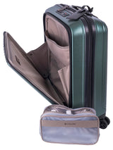Cellini Tri Pak 4 Wheel Carry On Trolley Includes 1 Large Packing Cube | Green - KaryKase