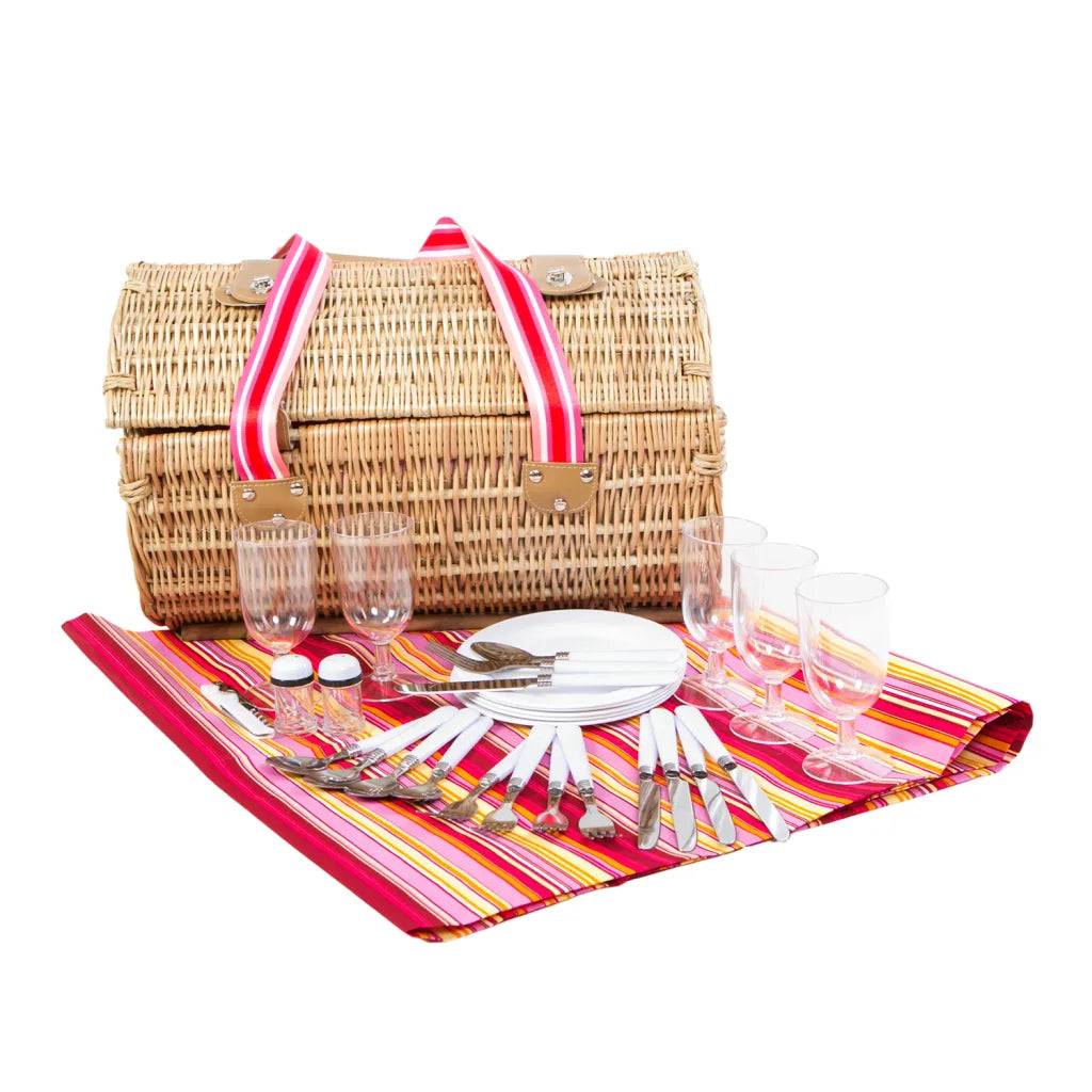 Yuppie Gift Baskets Fiesta Picnic Basket (5 Persons)