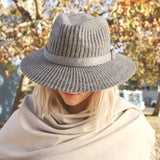360Five Robin Fedora Cable Knit Hat - KaryKase