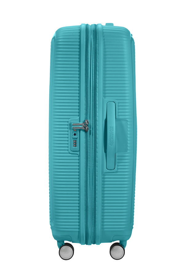 American Tourister Soundbox 77cm Large Spinner - Expandable | Turquoise Tonic - KaryKase