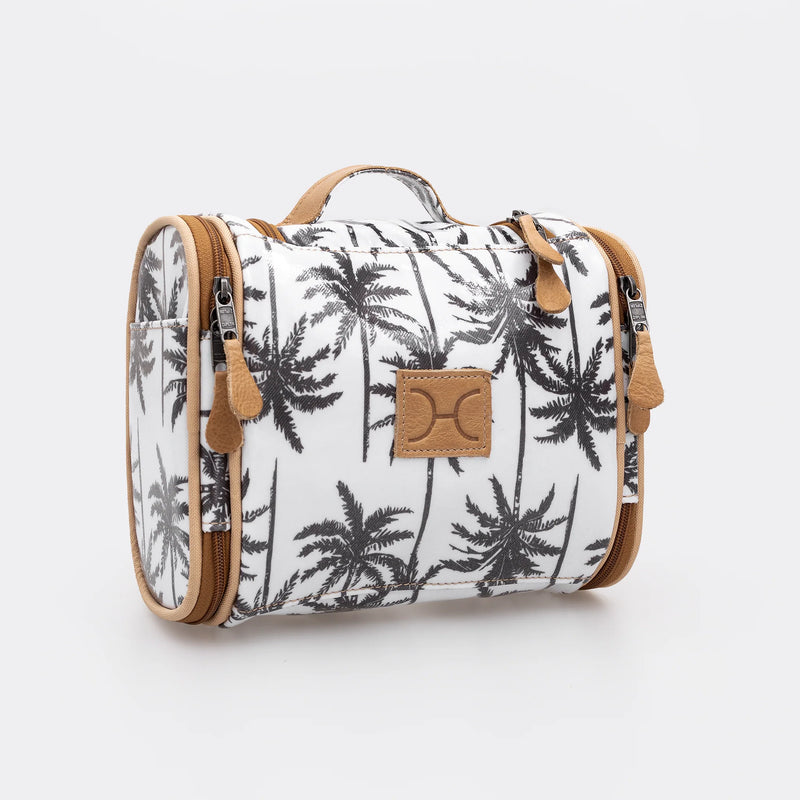 Thandana Laminated Fabric Compact Travel Vanity Bag - KaryKase