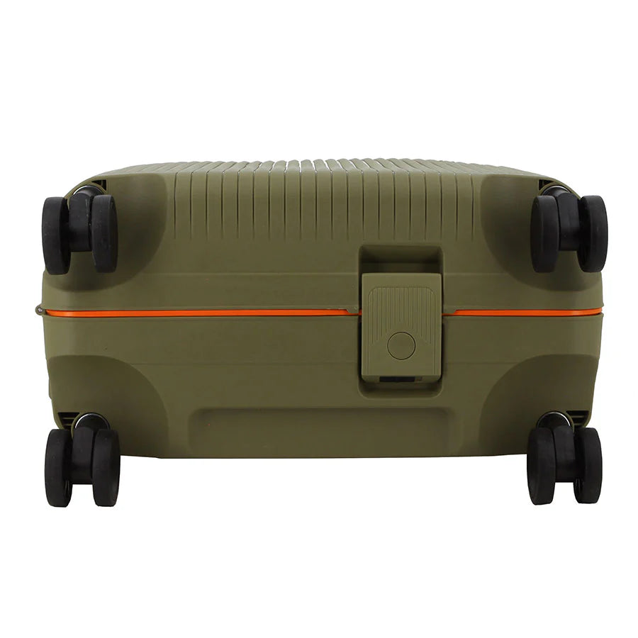 Pierre Cardin Cannes 55cm Cabin Clip Case Spinner | Green