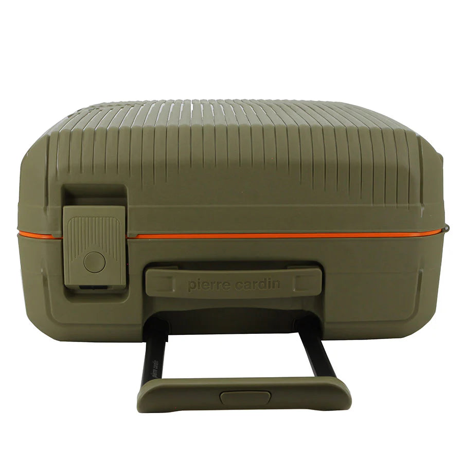 Pierre Cardin Cannes 55cm Cabin Clip Case Spinner | Green
