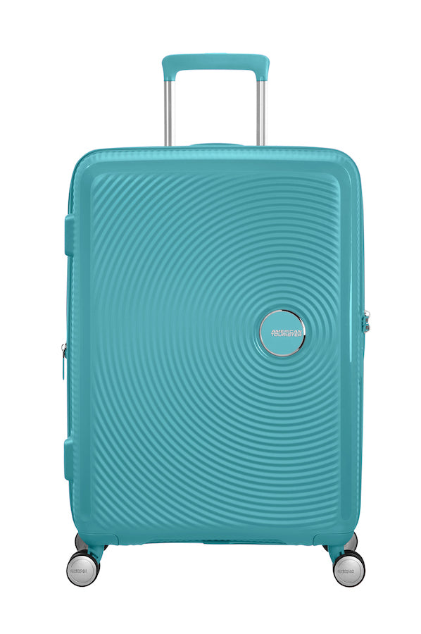 American Tourister Soundbox 67cm Medium Spinner-Expandable | Turquoise Tonic - KaryKase