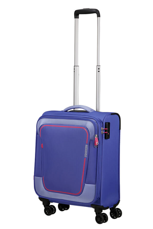 American Tourister Pulsonic 55cm Cabin Spinner - Expandable | Soft Lilac - KaryKase