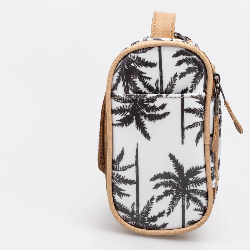 Thandana Laminated Fabric Compact Travel Vanity Bag - KaryKase