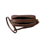 Mally Suzie Leather Sling Bag | Saddle - KaryKase