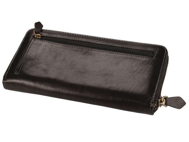 Adpel Dakota Leather Purse | Black - KaryKase