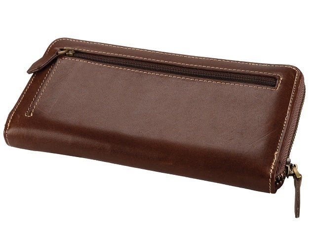 Adpel Dakota Leather Purse | Brown - KaryKase