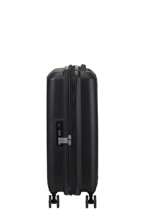 American Tourister Aerostep Expandable 55cm Cabin Spinner | Black - KaryKase