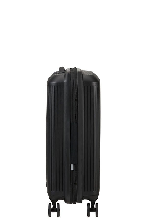 American Tourister Aerostep Expandable 55cm Cabin Spinner | Black - KaryKase