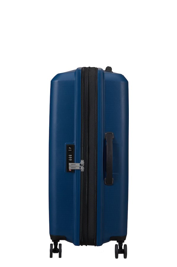 American Tourister Aerostep Expandable 67cm Medium Spinner | Navy - KaryKase