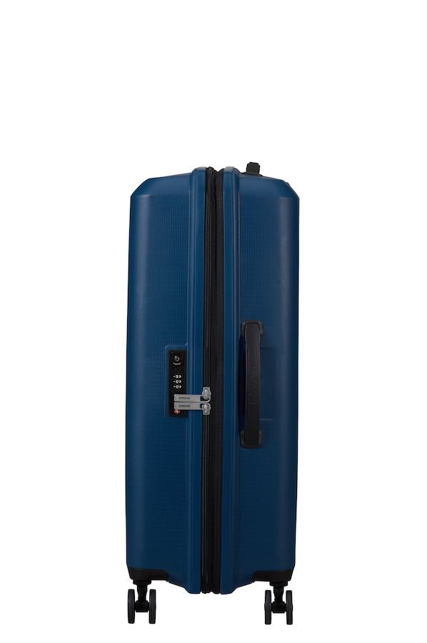 American Tourister Aerostep Expandable 67cm Medium Spinner | Navy - KaryKase