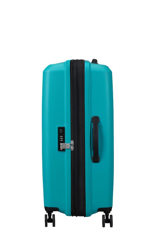 American Tourister Aerostep Expandable 67cm Medium Spinner | Turquoise Tonic - KaryKase