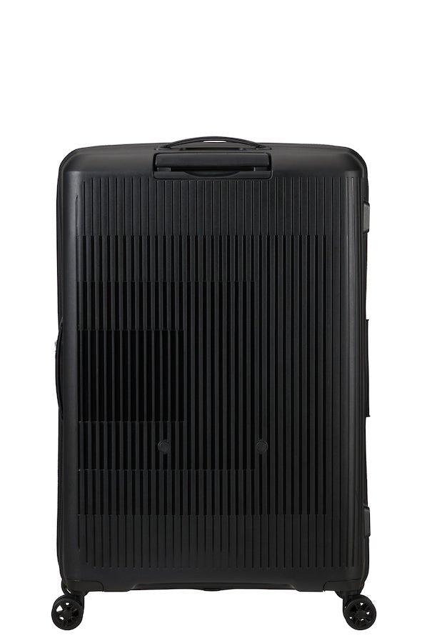 American Tourister Aerostep Expandable 77cm Large Spinner | Black - KaryKase