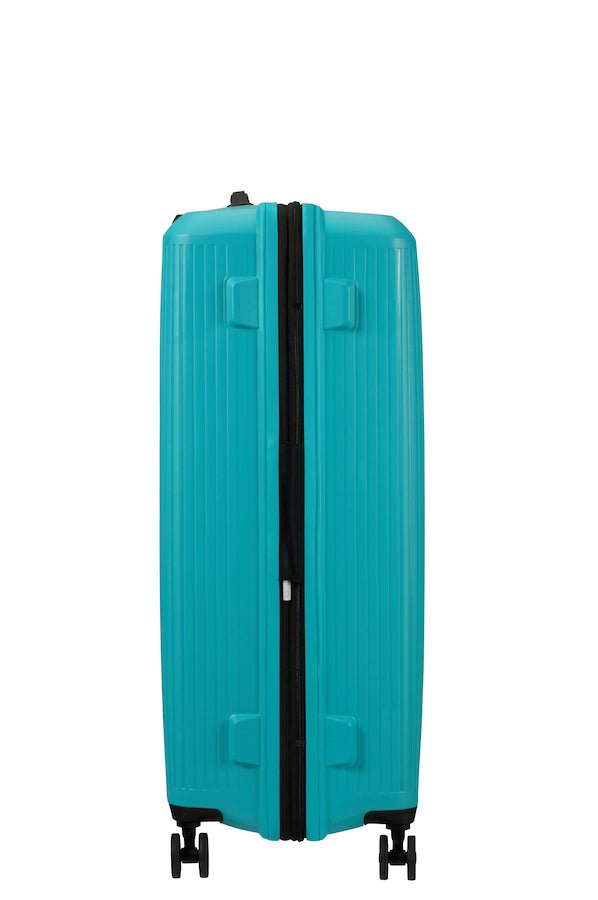 American Tourister Aerostep Expandable 77cm Large Spinner | Turquoise Tonic - KaryKase