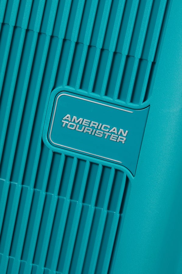 American Tourister Aerostep Expandable 77cm Large Spinner | Turquoise Tonic - KaryKase