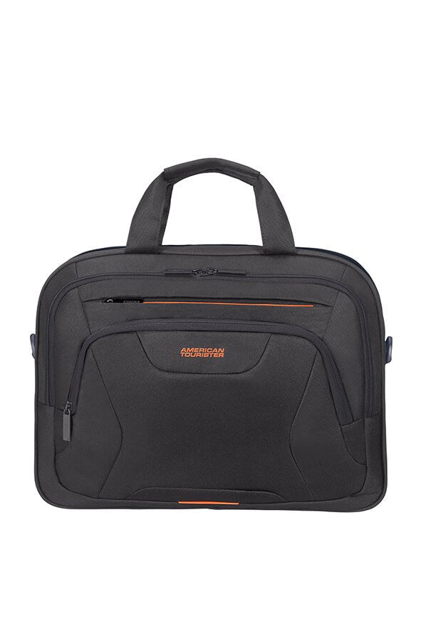 American Tourister At Work Laptop Bag 15.6" | Black/Orange - KaryKase