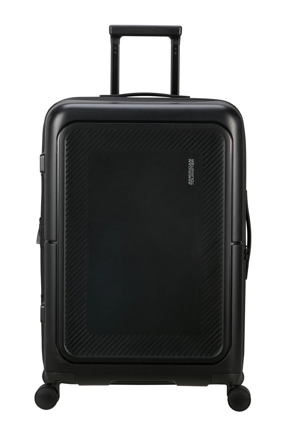 American Tourister Dashpop 67cm Medium Spinner - Expandable | True Black - KaryKase