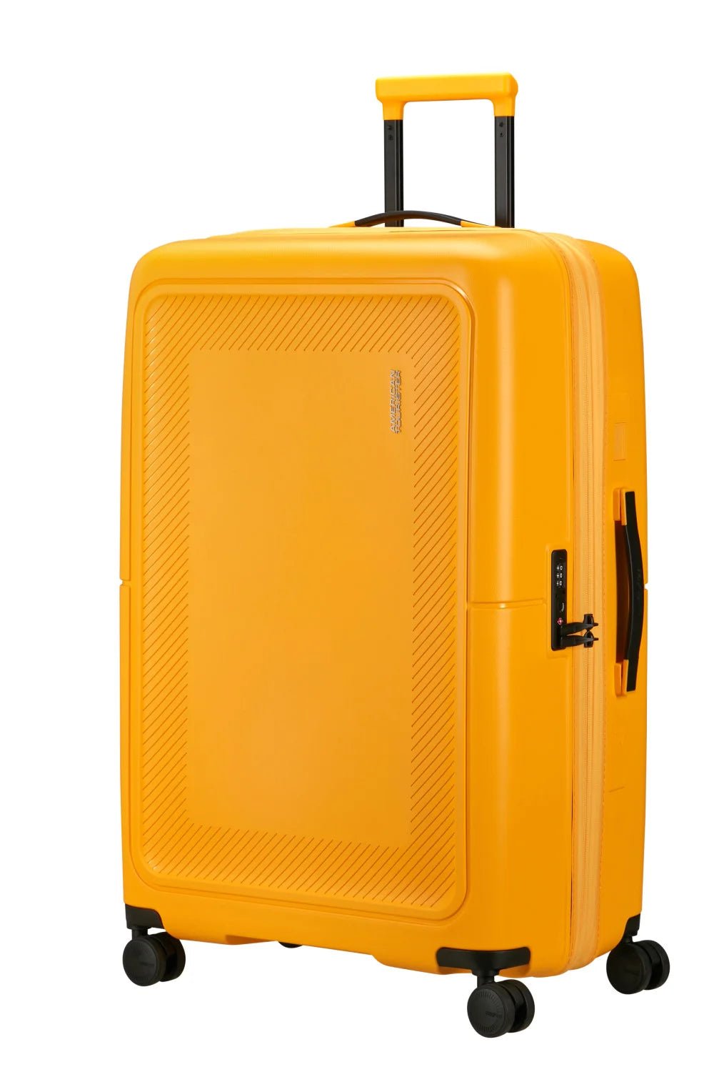 American Tourister Dashpop 77cm Large Spinner - Expandable | Golden Yellow - KaryKase