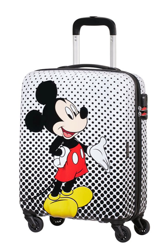 American Tourister Disney Legends Spinner Alfatwist 2.0 55cm Cabin Spinner | Mickey Polka Dot - KaryKase