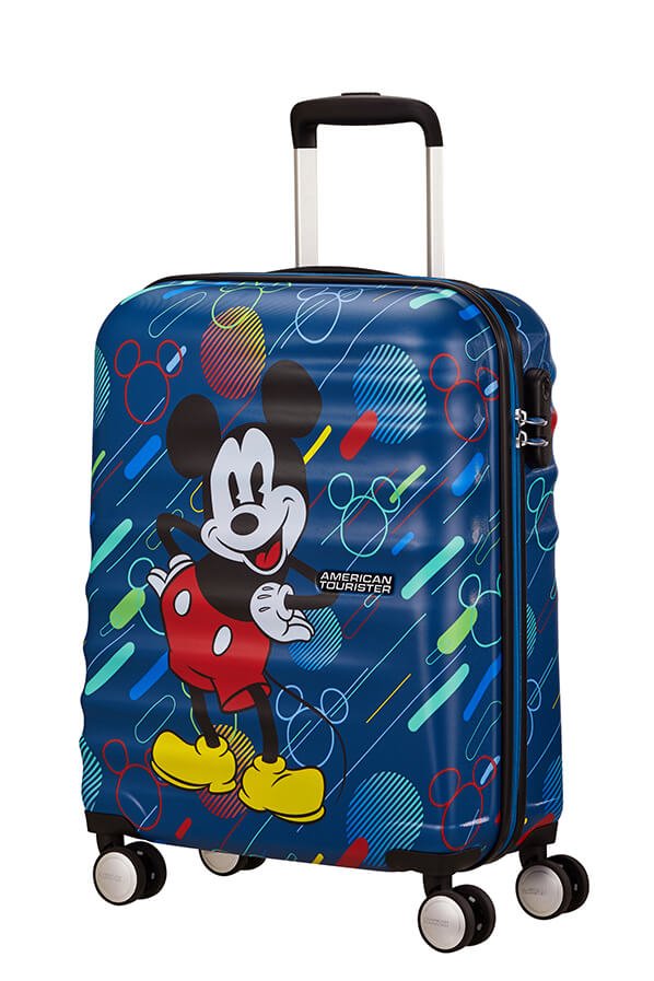 American Tourister Disney Wavebreaker 55cm Cabin Spinner | Mickey Future Pop - KaryKase