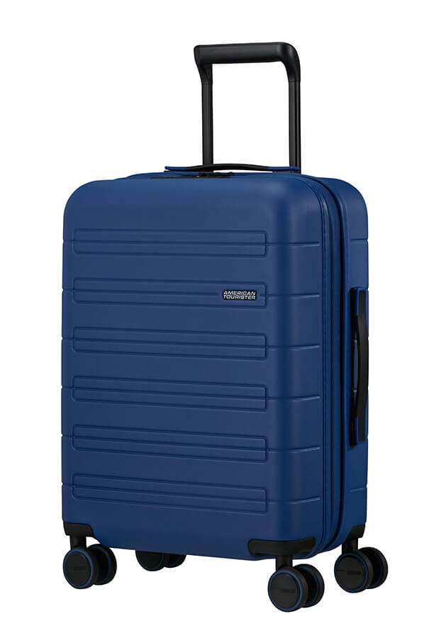 American Tourister Novastream 55cm Expandable Cabin Spinner | Navy Blue - KaryKase