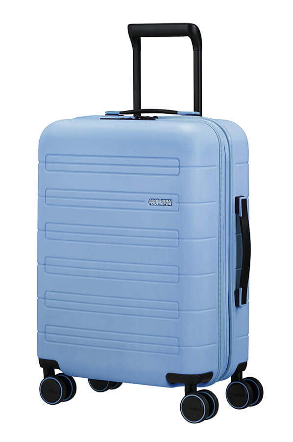 American Tourister Novastream 55cm Expandable Cabin Spinner | Pastel Blue - KaryKase