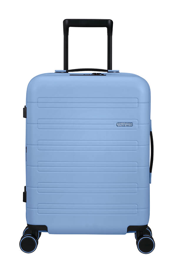 American Tourister Novastream 55cm Expandable Cabin Spinner | Pastel Blue - KaryKase