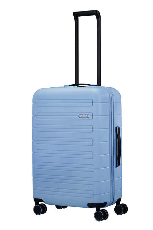 American Tourister Novastream 67cm Expandable Medium Spinner | Pastel Blue - KaryKase