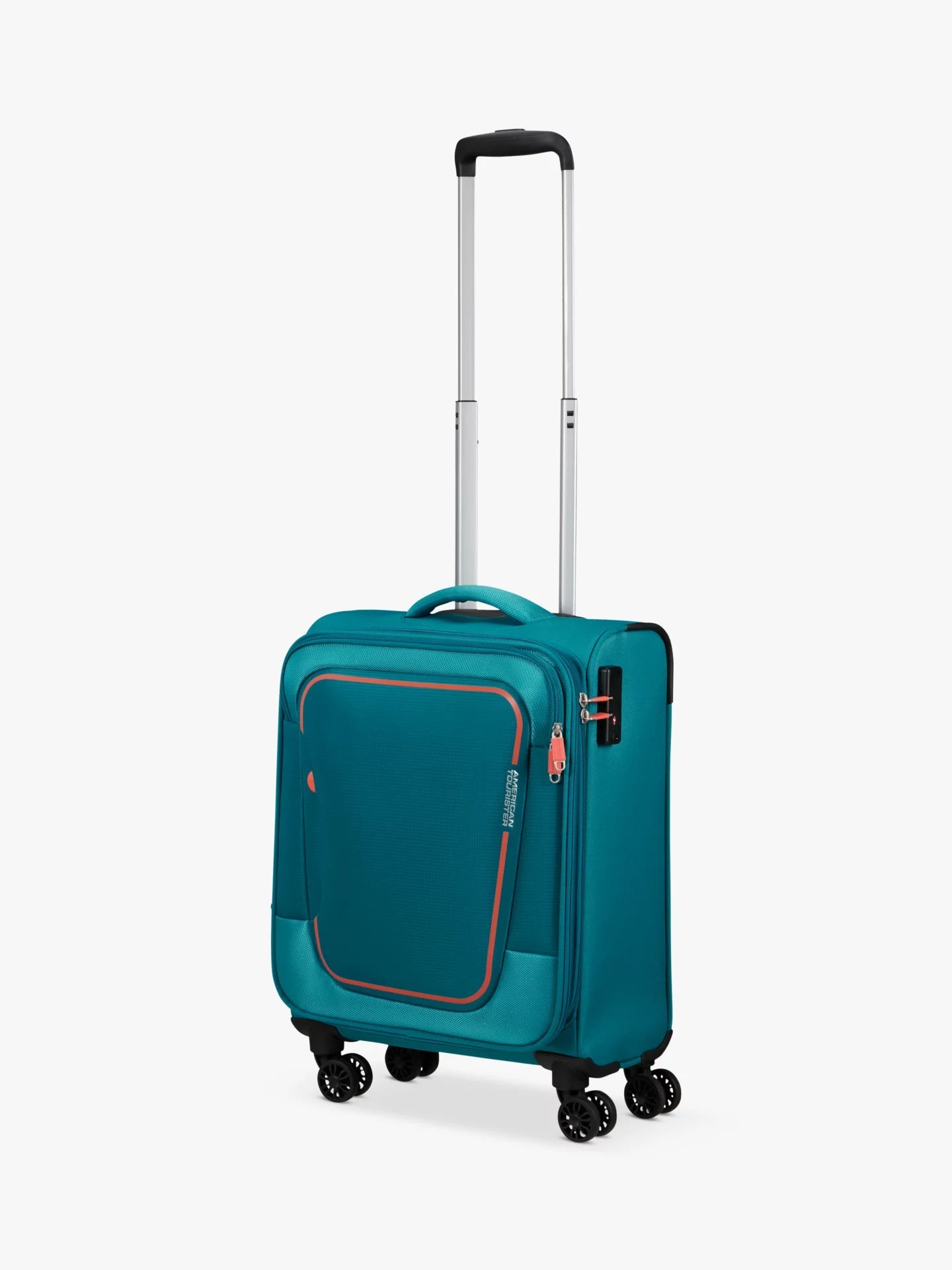 American Tourister Pulsonic 55cm Cabin Spinner - Expandable | Stone Teal - KaryKase