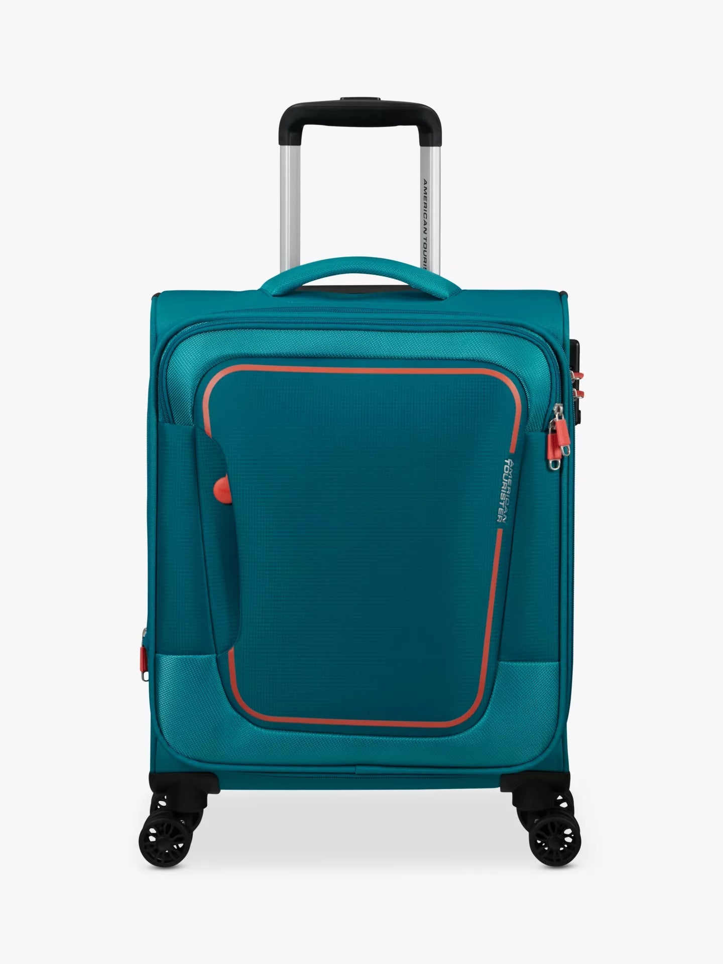 American Tourister Pulsonic 55cm Cabin Spinner - Expandable | Stone Teal - KaryKase