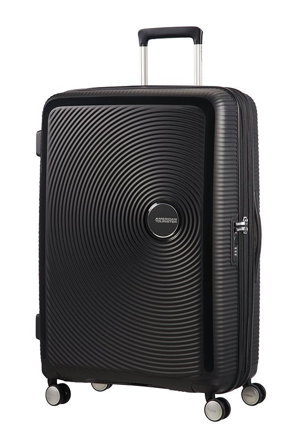 American Tourister Soundbox 3 Piece Luggage Set - Expandable | Bass Black - KaryKase