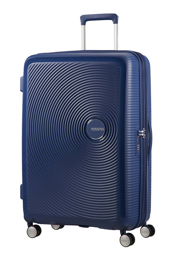 American Tourister Soundbox 3 Piece Luggage Set - Expandable | Midnight Navy - KaryKase