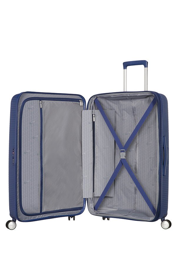 American Tourister Soundbox 3 Piece Luggage Set - Expandable | Midnight Navy - KaryKase