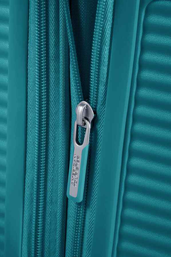 American Tourister Soundbox 55cm Cabin Spinner - Expandable | Jade Green - KaryKase