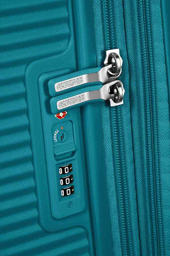 American Tourister Soundbox 55cm Cabin Spinner - Expandable | Jade Green - KaryKase