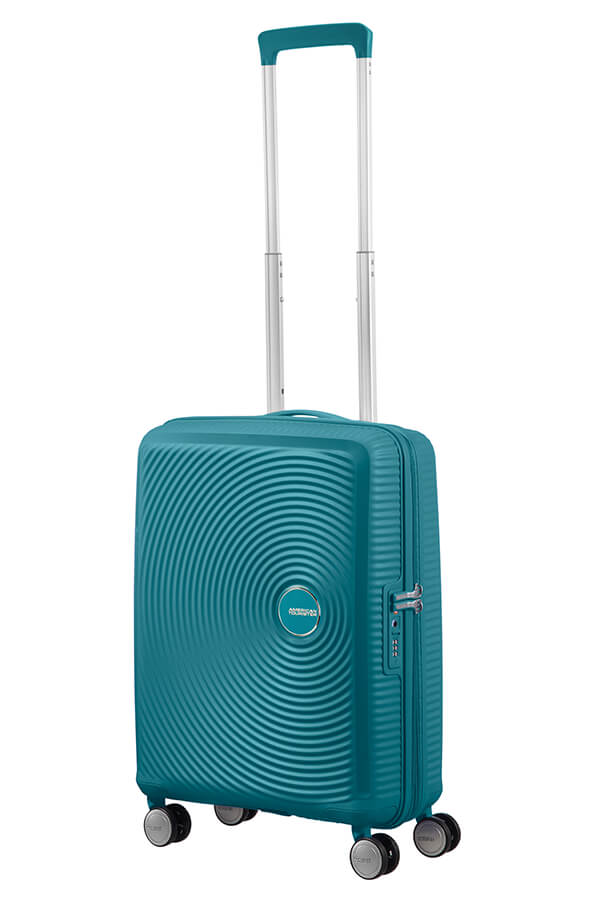 American Tourister Soundbox 55cm Cabin Spinner - Expandable | Jade Green - KaryKase