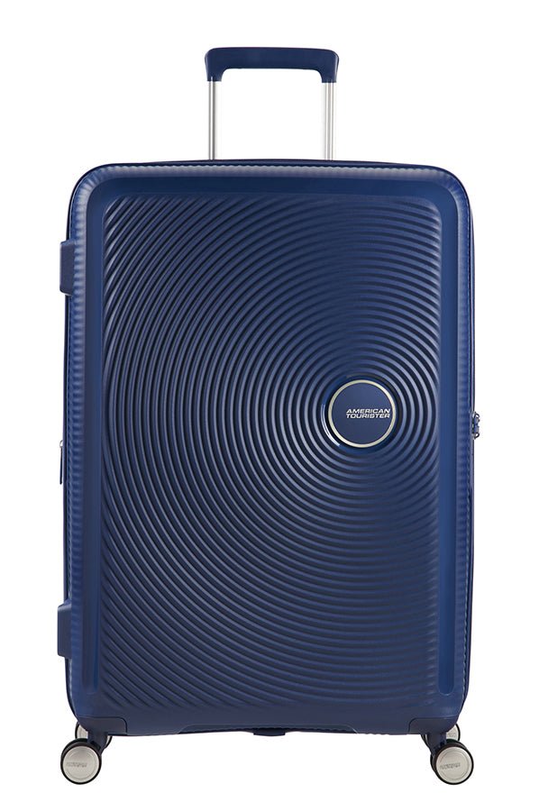 American Tourister Soundbox 67cm Medium Spinner - Expandable | Midnight Navy - KaryKase