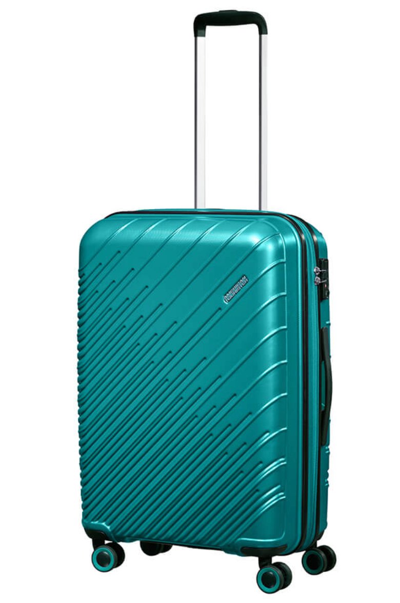 American Tourister Speedstar 67cm Medium Spinner Expandable | Deep Turquoise - KaryKase