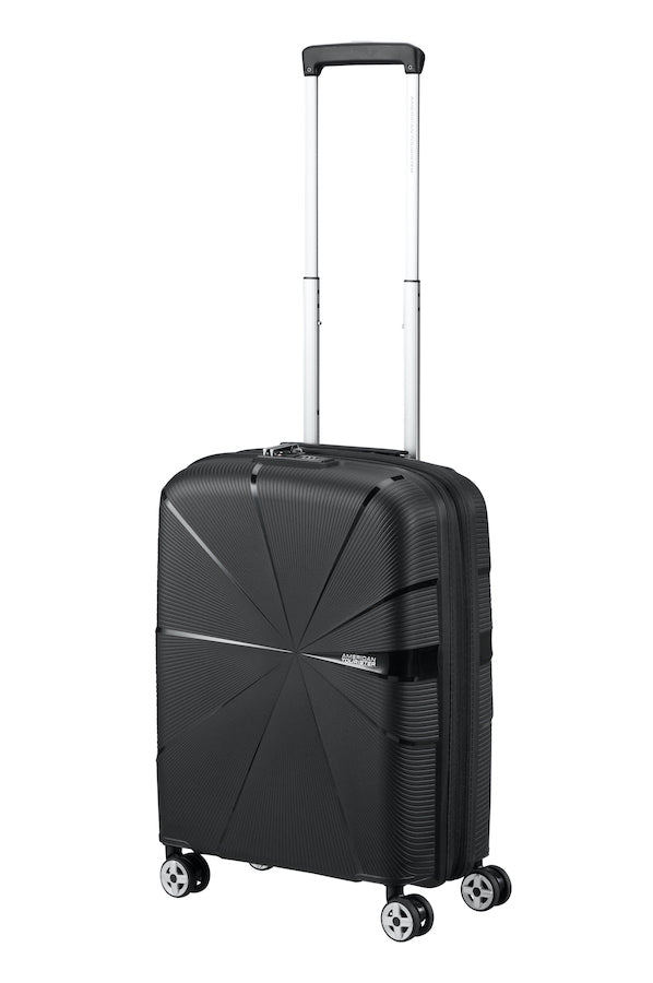 American Tourister Starvibe Expandable 55cm Cabin Spinner | Black - KaryKase