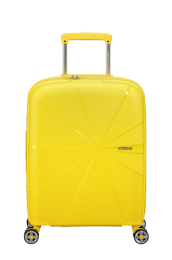 American Tourister Starvibe Expandable 55cm Cabin Spinner | Electric Lemon - KaryKase