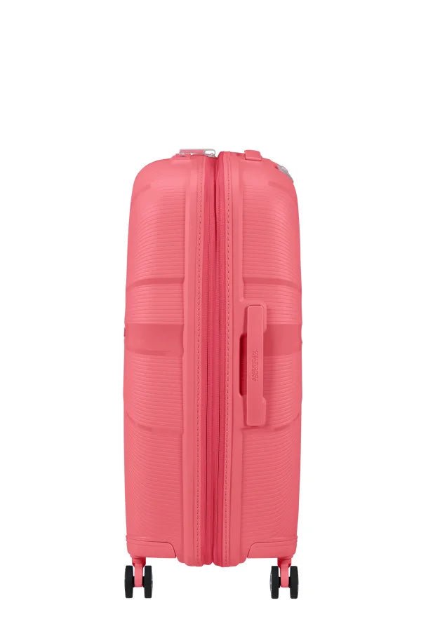 American Tourister Starvibe Expandable 67cm Medium Spinner | Sun Kissed Coral - KaryKase