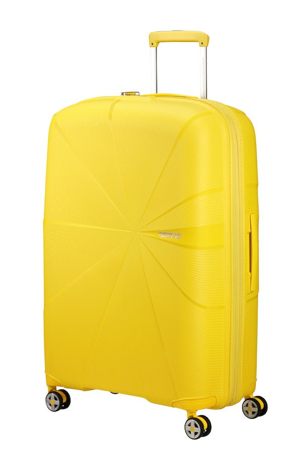 American Tourister Starvibe Expandable 77cm Large Spinner | Electric Lemon - KaryKase