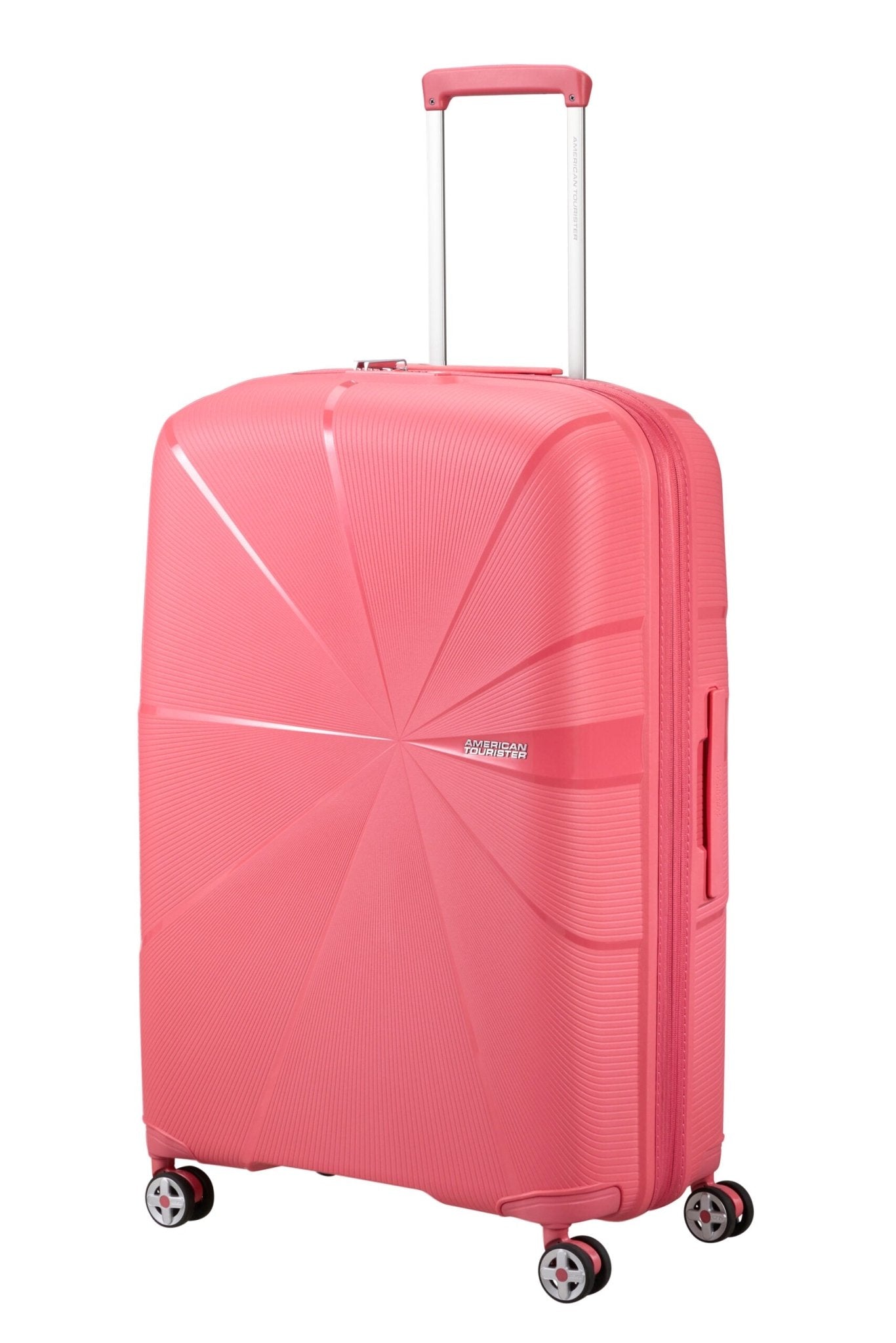 American Tourister Starvibe Expandable 77cm Large Spinner | Sun Kissed Coral - KaryKase