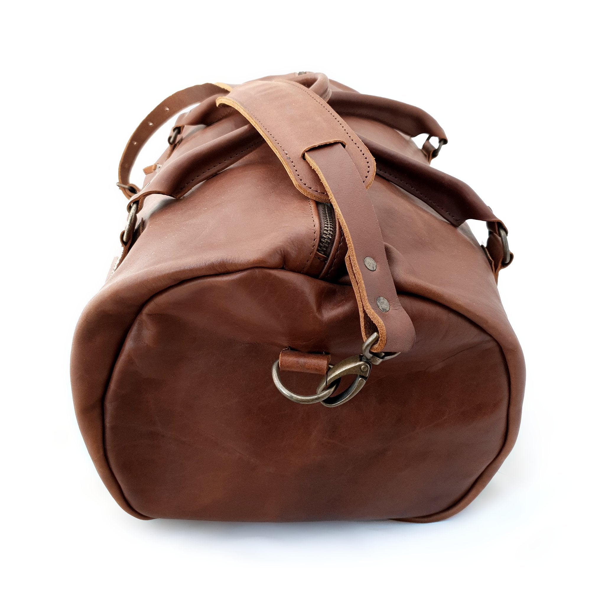 Bark And Mill Barrel bag | Chocolate - KaryKase