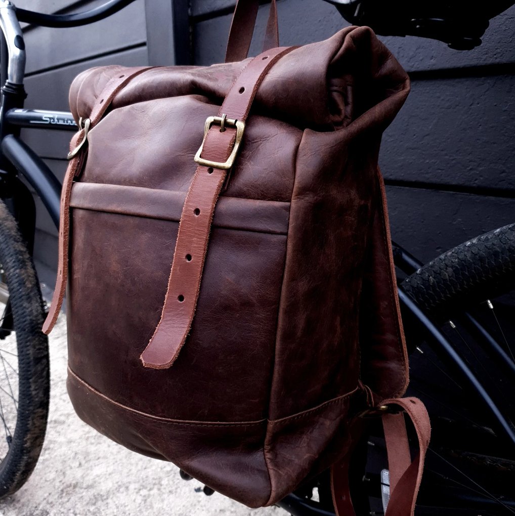 Bark And Mill Rolltop Backpack | Imbuia - KaryKase