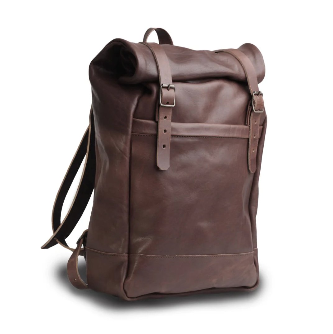 Bark And Mill Rolltop Backpack | Imbuia - KaryKase